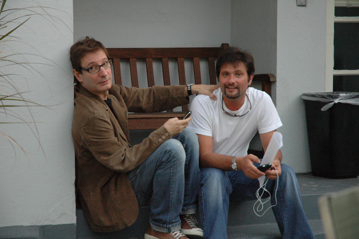 David Chipón y Albert Saguer. Sony Studios, Los Angeles